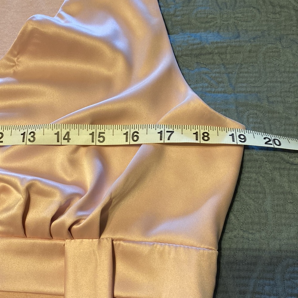 NWOT Inc dusty pink dressy rayon tee - Picture 3 of 5